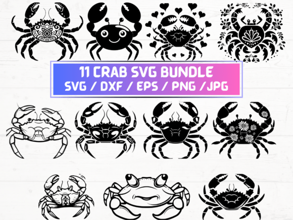 Crab SVG Bundle: A Versatile Digital Asset for Designers and Creators