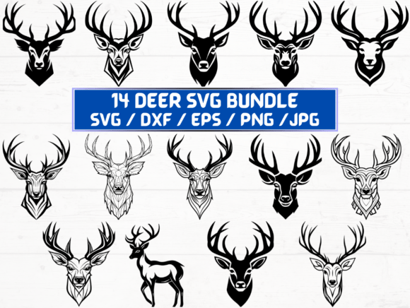 Deer Laser Engraving Cut Files