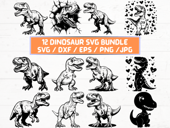 Dinosaur SVG File for Creative Projects