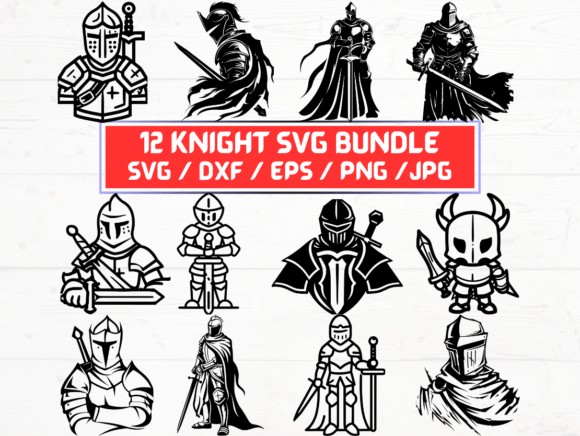 Everything You Need to Know About Knight SVG, DXF, EPS, JPG, and PNG Files