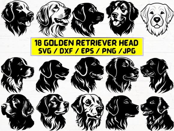 Golden Retriever Head SVG: A Versatile Digital Asset for Creative and Professional Workflows
