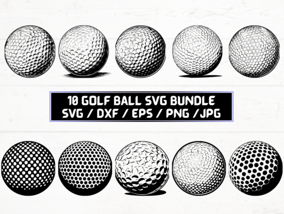 Golf Ball SVG, DXF, EPS, JPG, PNG: A Complete Guide for Designers and Creators