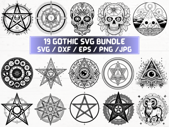 Gothic SVG Bundle for Creative Projects