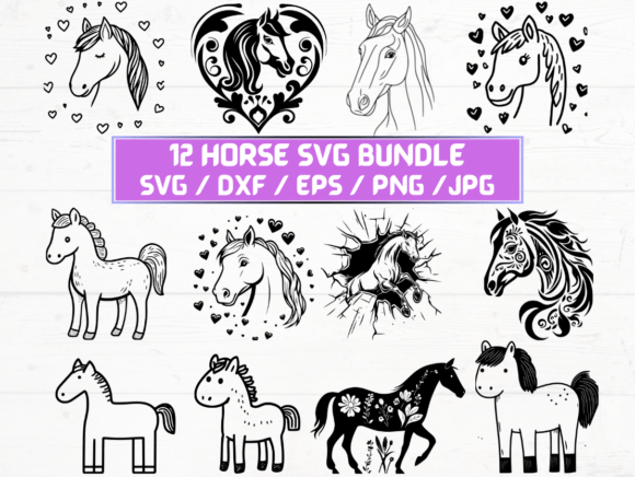 Horse SVG File