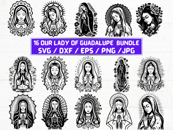 Our Lady of Guadalupe Laser Cut Design Files