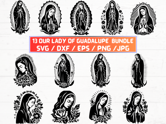 Our Lady of Guadalupe SVG for Creative Projects