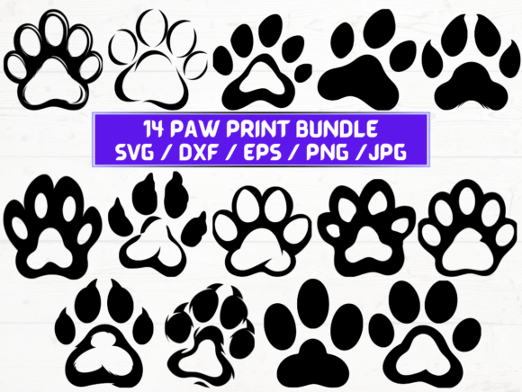 Paw Print SVG File: A Versatile Digital Asset for Creative Projects