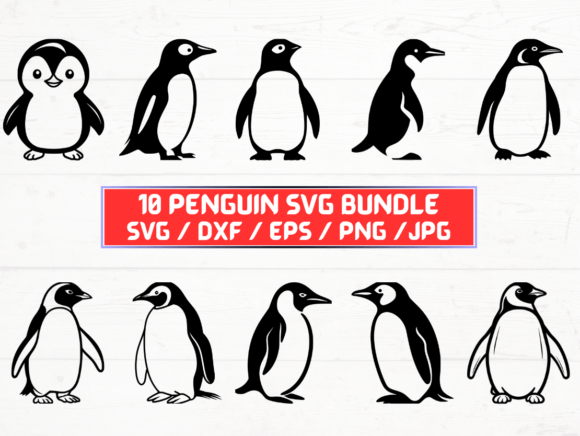 Penguin SVG Bundle: A Versatile Digital Asset for Designers and Creators