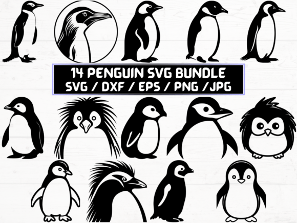 Penguin SVG for Creative and Professional Use