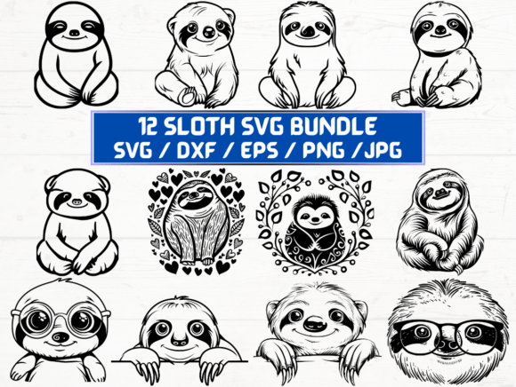 Sloth Laser Cut: A Versatile Digital Asset for Creative and Industrial Applications