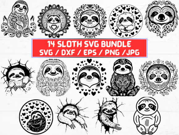 Sloth SVG Bundle: A Comprehensive Guide for Designers and Creators