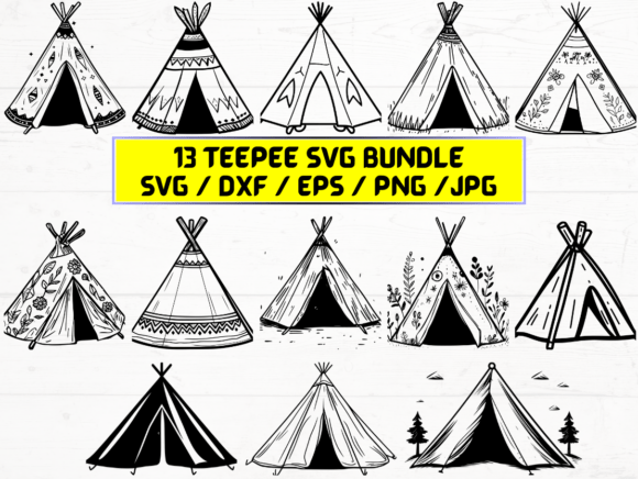 Teepee SVG for Creative Projects