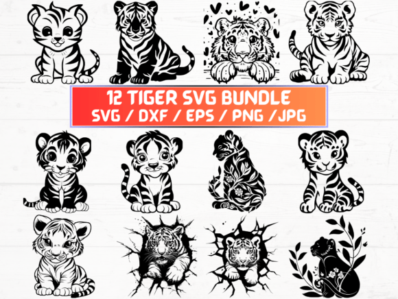 Tiger Laser Cut: A Versatile Digital Asset for Precision Crafting and Design