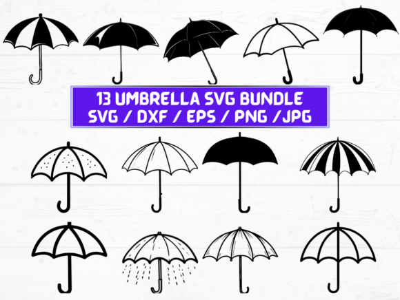 Umbrella SVG File for Creative Projects