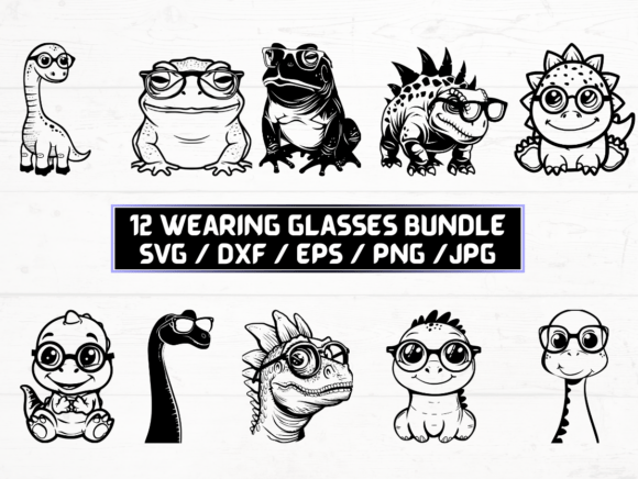 Wearing Glasses SVG Bundle: A Versatile Digital Asset for Designers and Creators