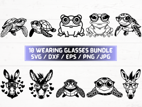 Wearing Glasses SVG Files for Creative Projects